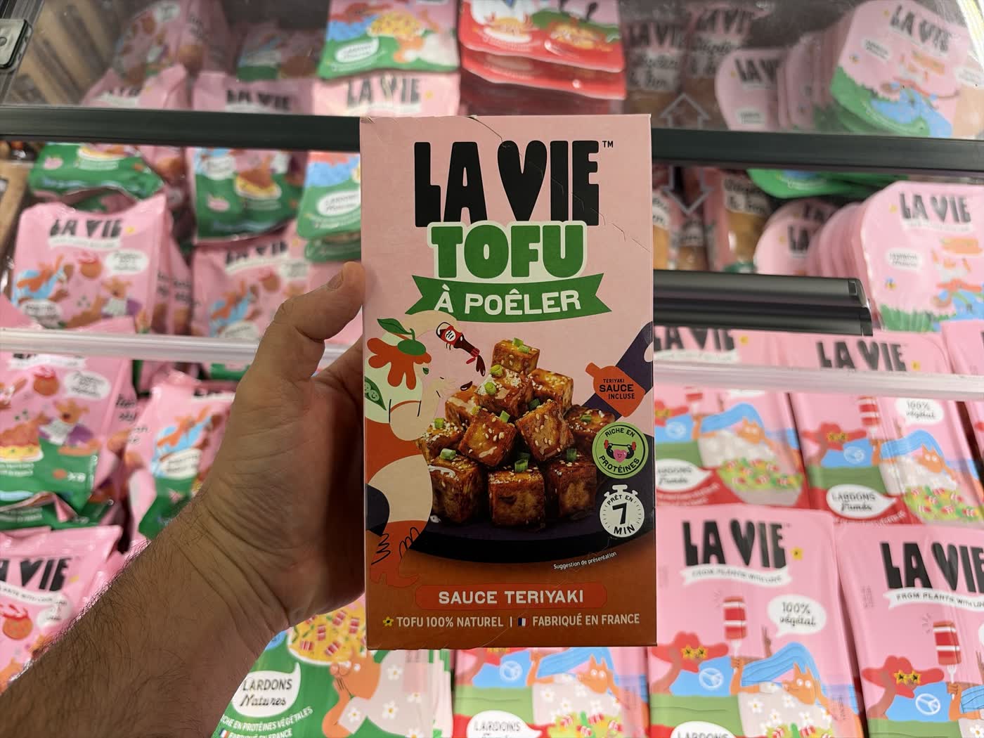 Boîte de tofu à poêler sauce teriyaki de La Vie
